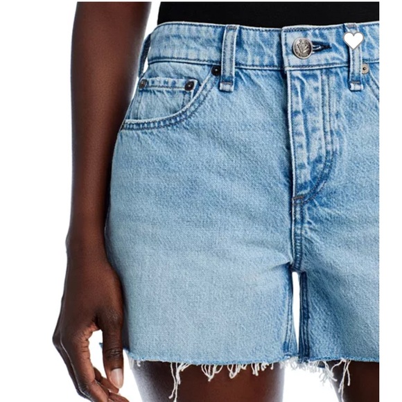 Rag & Bone Dre Low Rise Jean Shorts - Picture 2 of 6